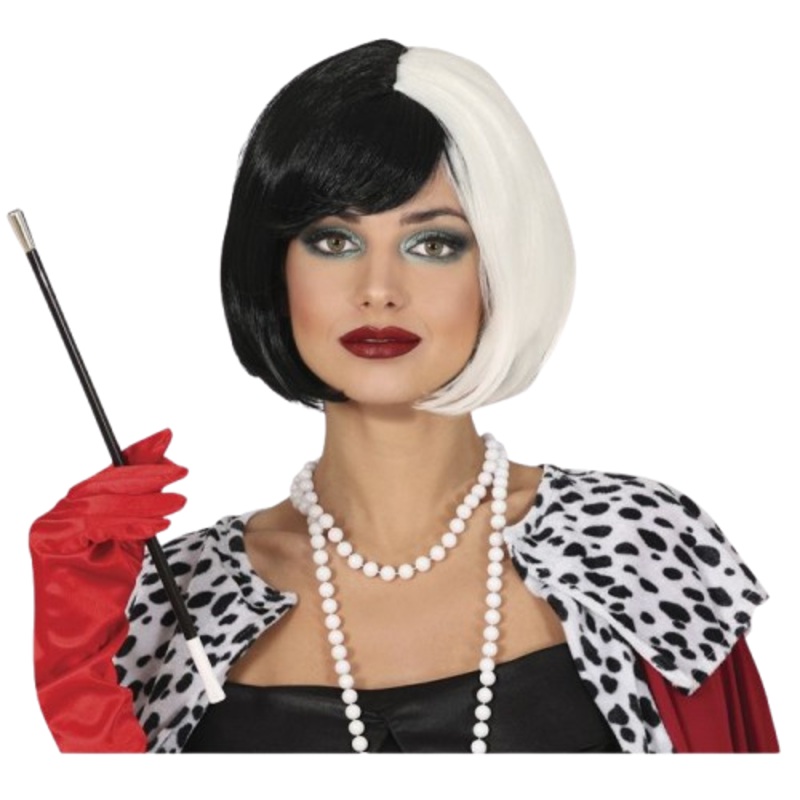 Black and White Bob Wig