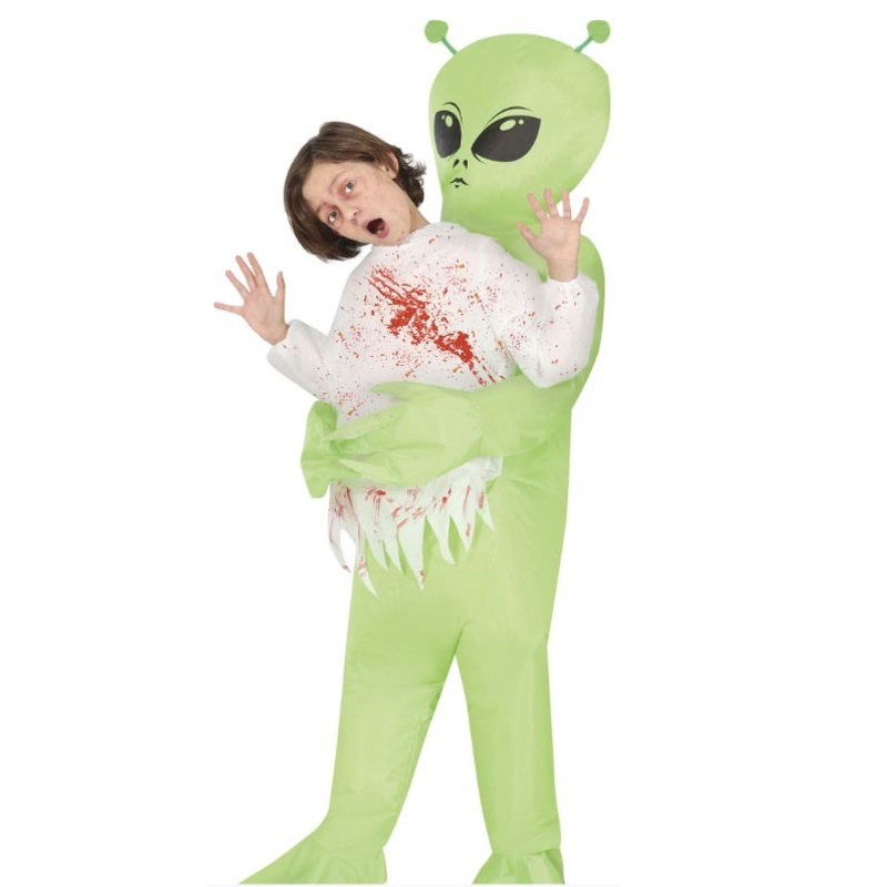 Carrying Green Alien