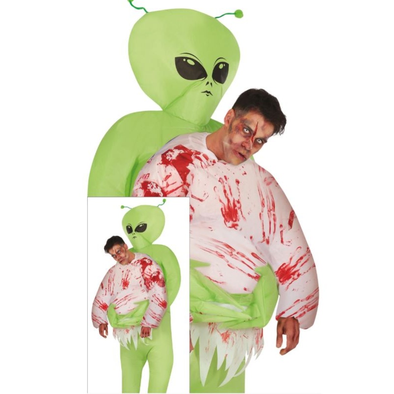 Carrying Green Alien Adult