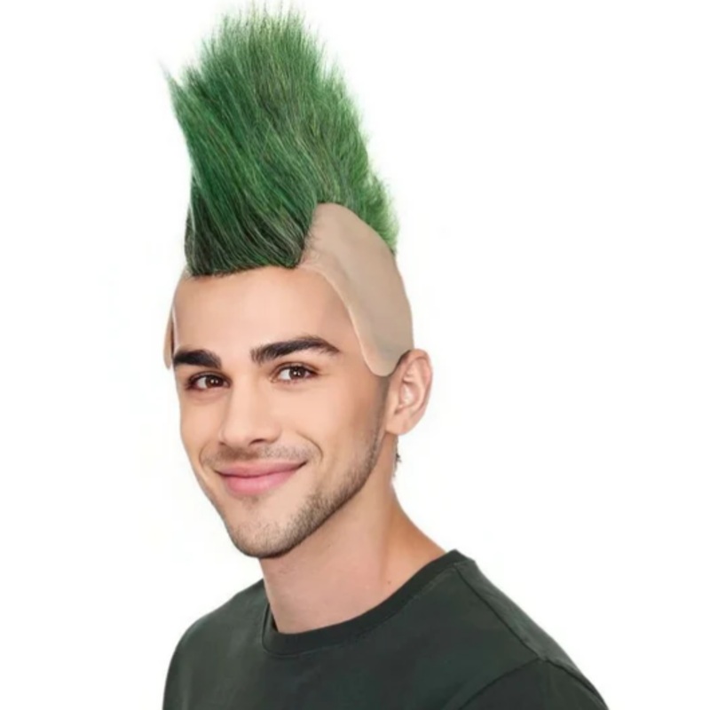 Green Mohawk Wig