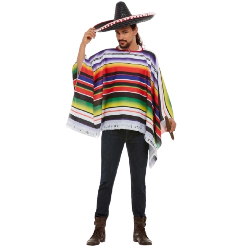 Multi Coloured Poncho