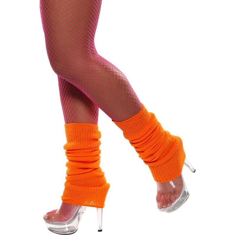 Neon Orange Leg Warmers