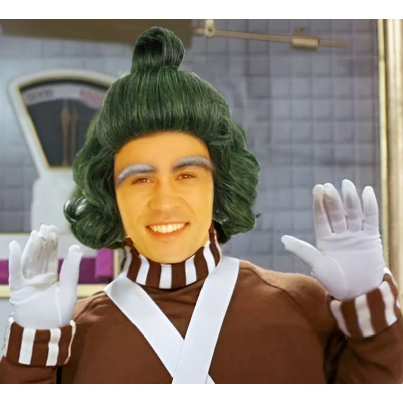 Oompa Loompa Wig Adult