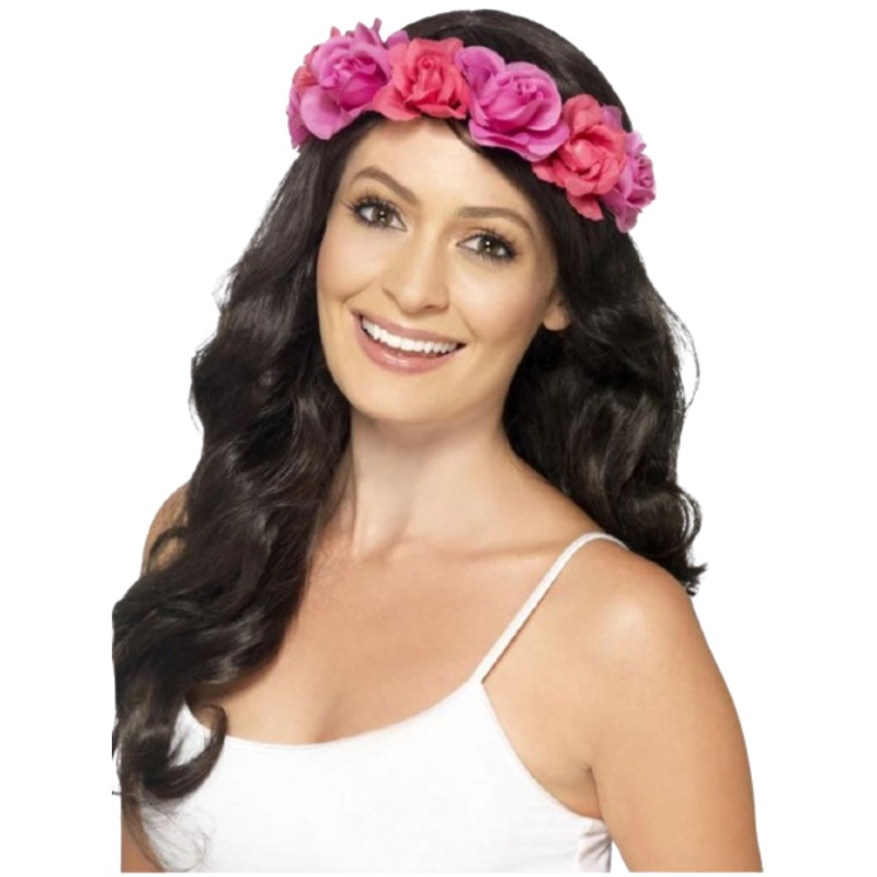 Pink Floral Headband