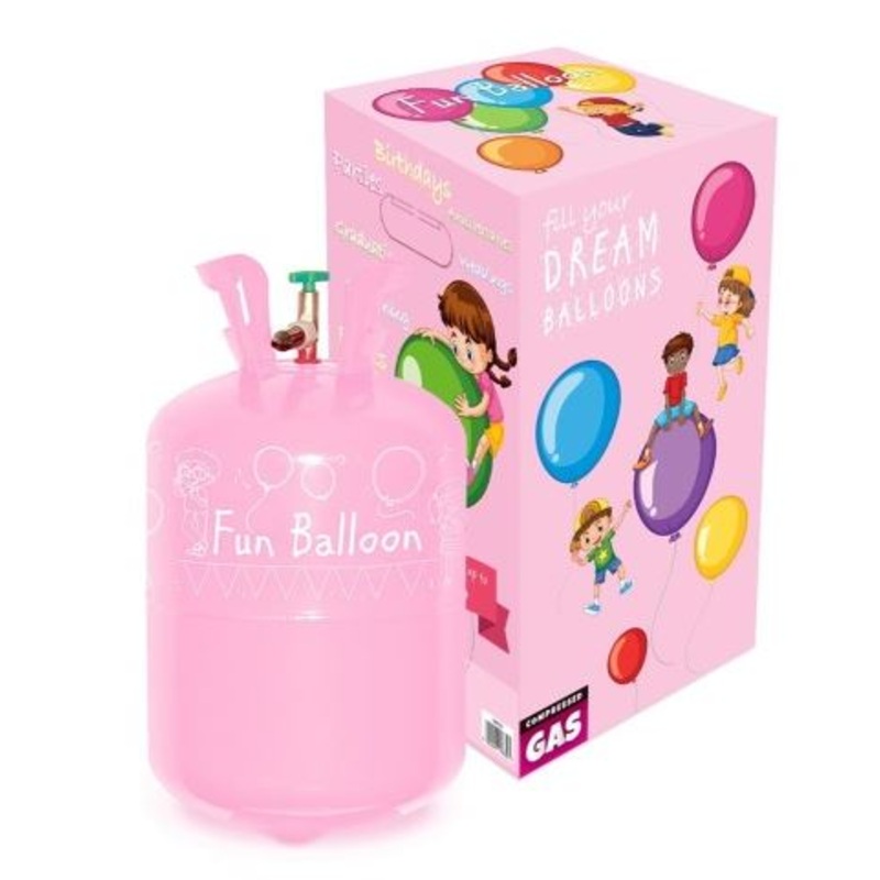 Small Helium Balloon Cylinder - Fills up to 30 Balloons