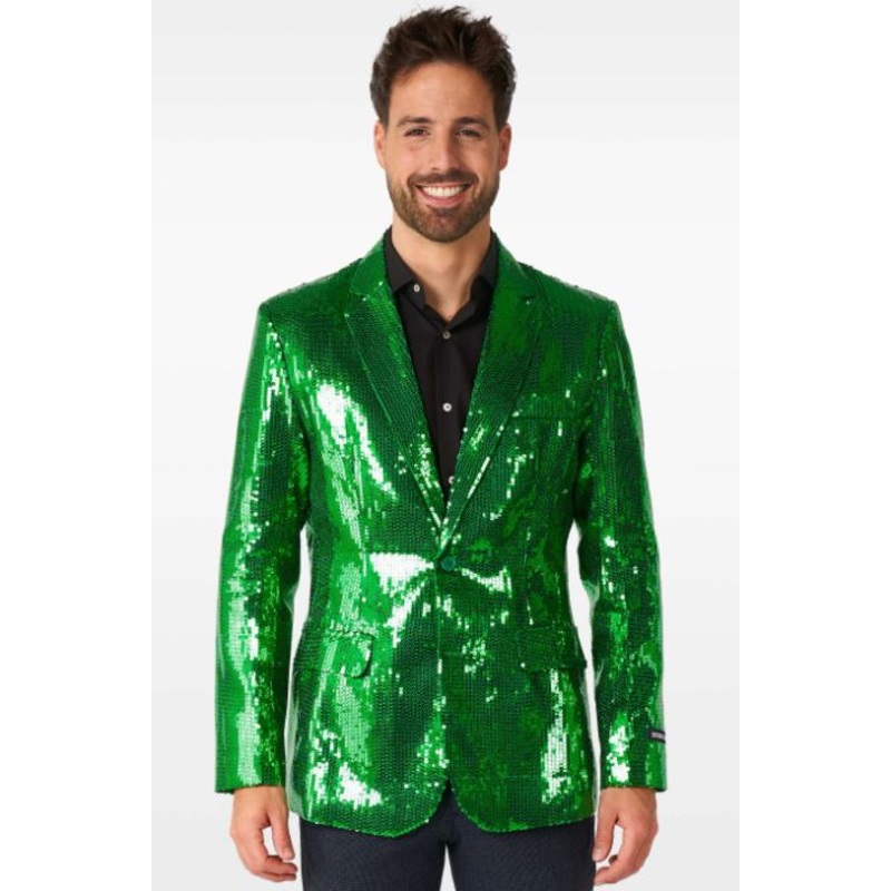 SuitMeister Sequins Green - Men's