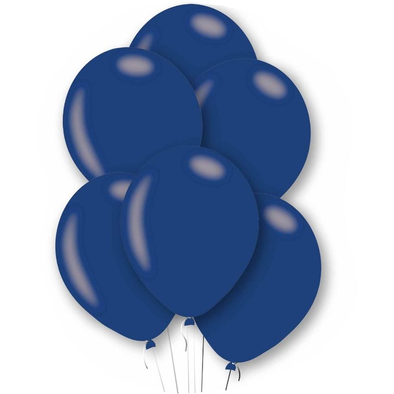 11" Royal Blue Latex Balloons - 10 Package