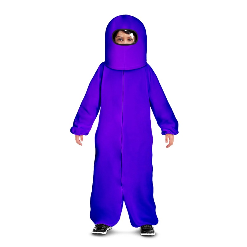 Among Us Impostor Purple Costume - Kids