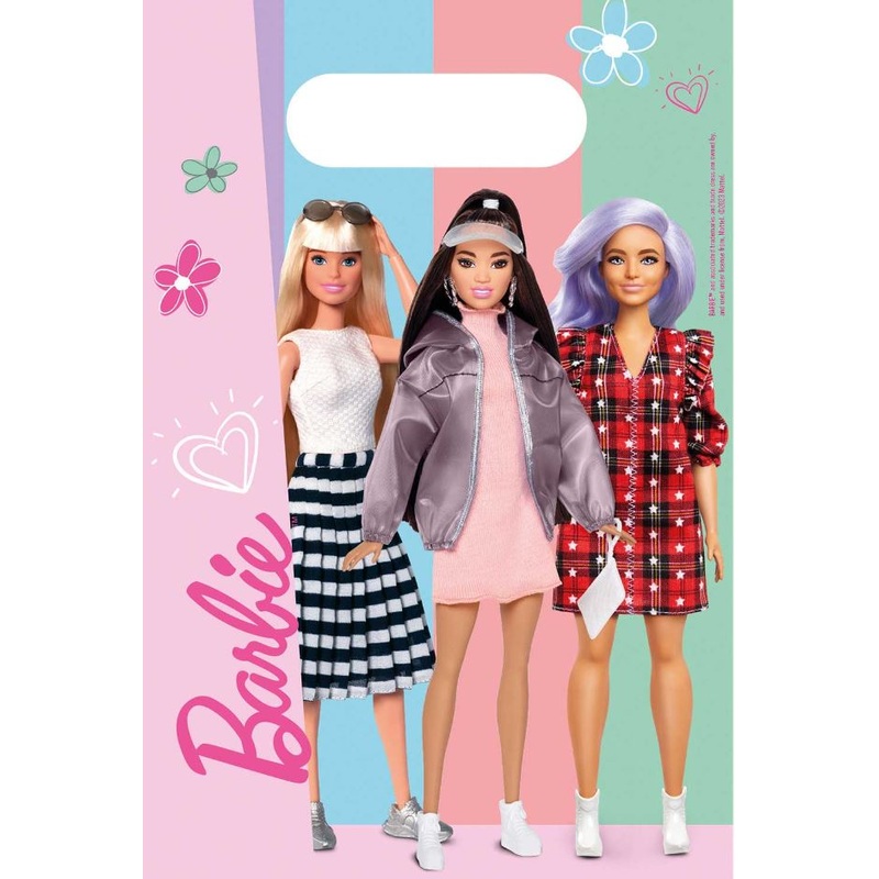 Barbie Sweet Life Paper Loot Bags - 8 Pack