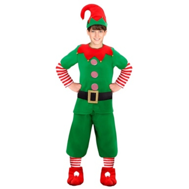 Boys Santa's Little Helper Elf Costume - Tween