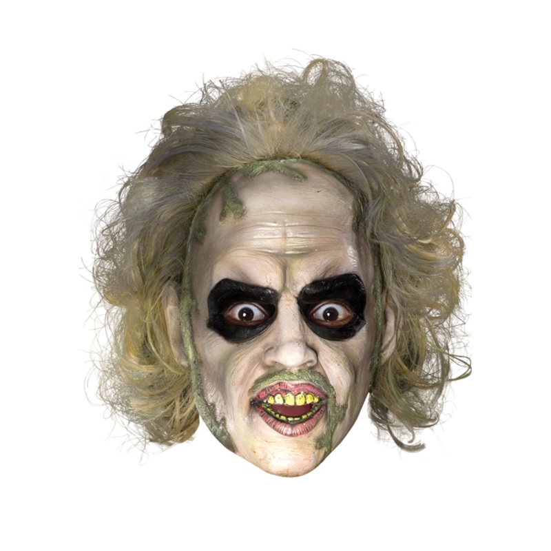 Deluxe Beetlejuice Mask Including Hair