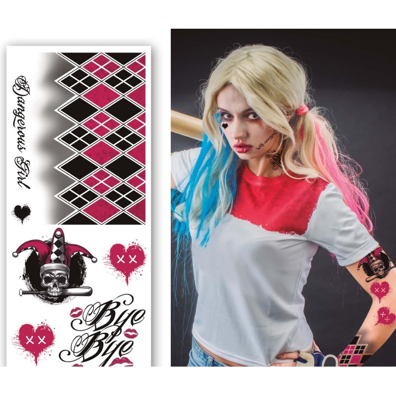 Harley Quinn Tattoo Strip