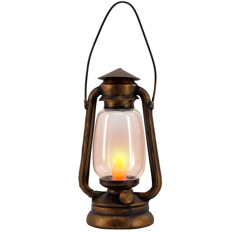 Lantern with Flickering Led Light