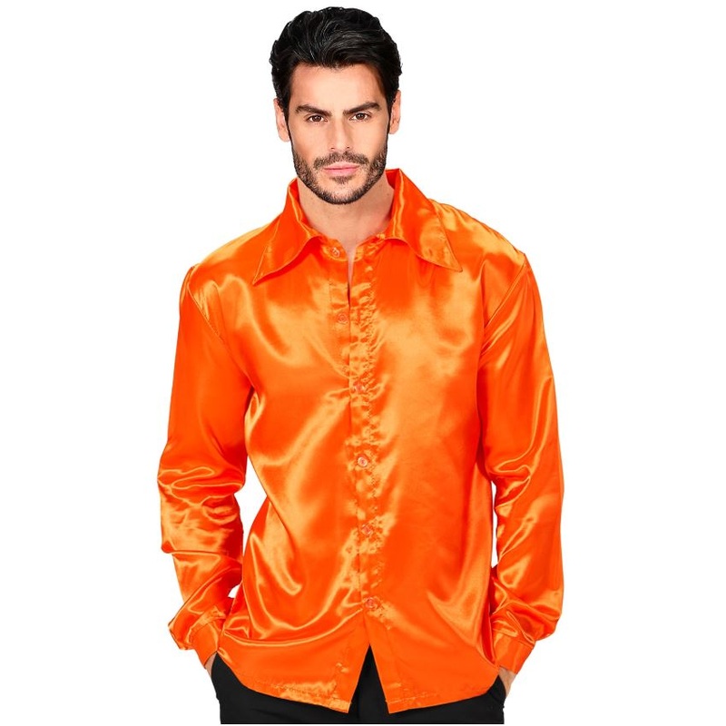 Orange 70's Disco Shirt