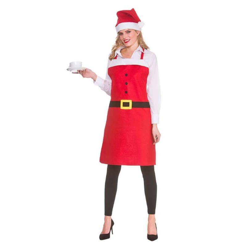 Santa Apron and Hat Set