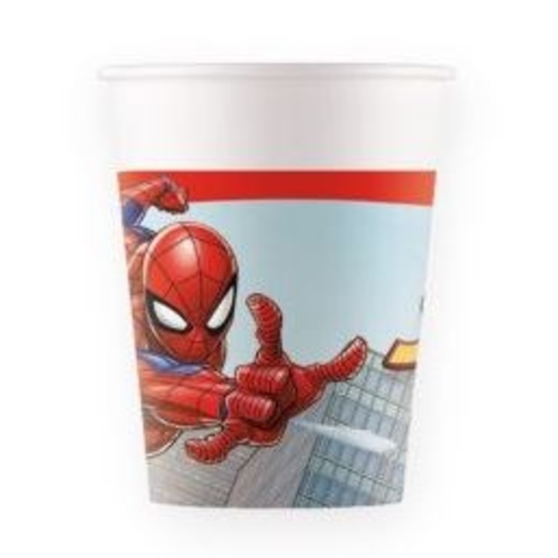 Spiderman Crime Fighter Paper Cups