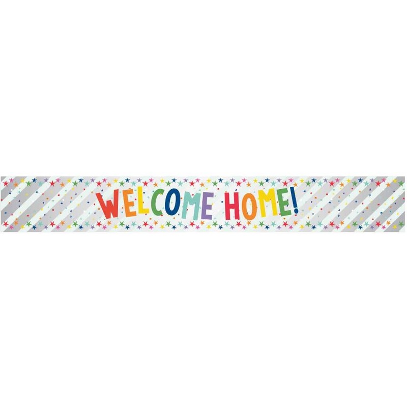 Welcome Home Foil Banner - 2.7m