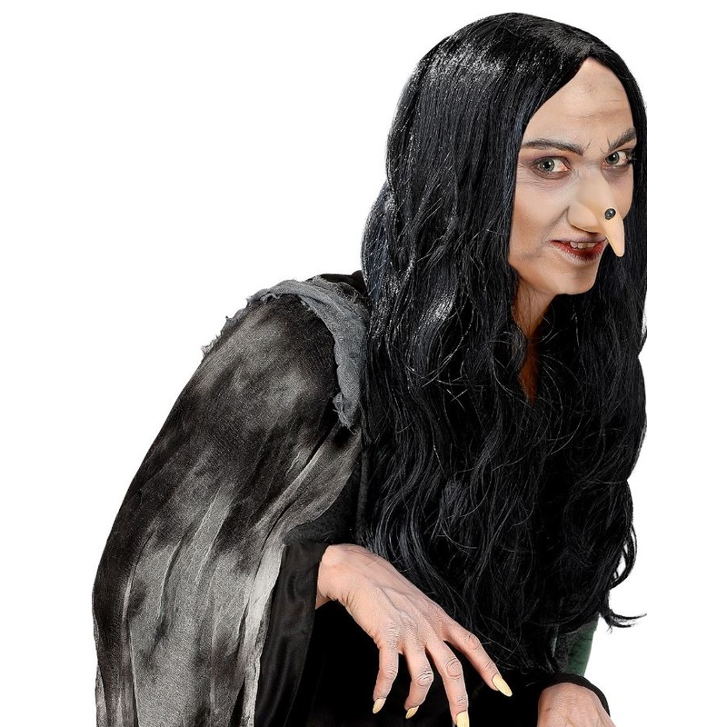 Amelia Black Witch Wig