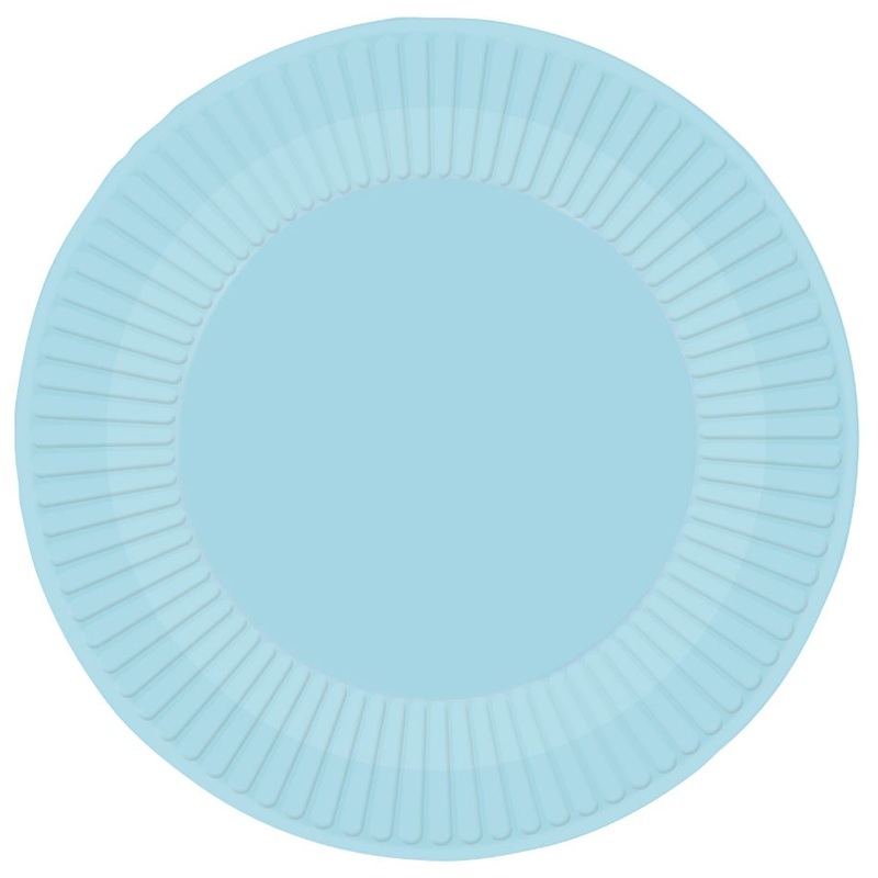 Clear Sky Paper Plates