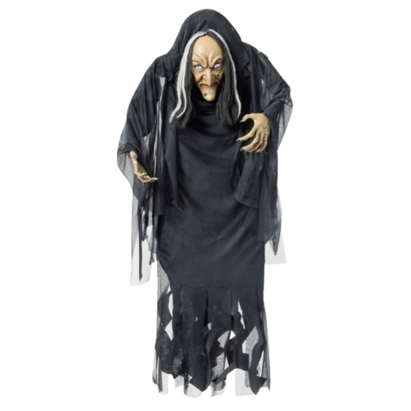 Hunchback Witch Decoration