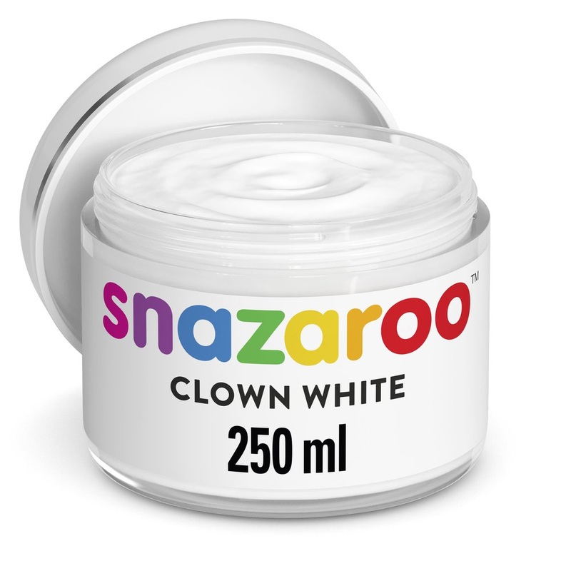 Large Snazaroo White Face Paint Pot - 250ml