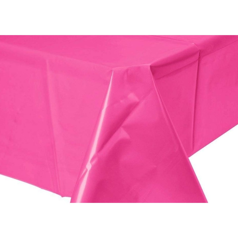 Magenta Plastic Tablecovers