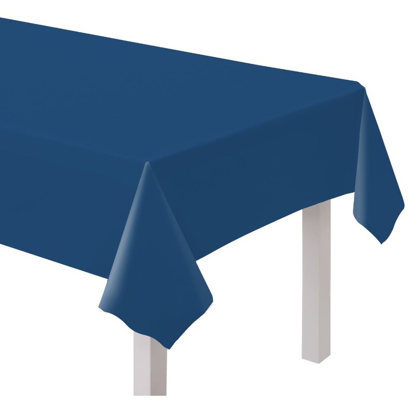 Navy Plastic Table covers