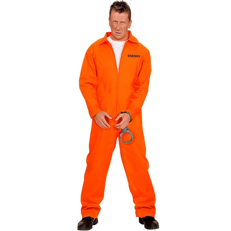 Orange Prisoner Costume - Men