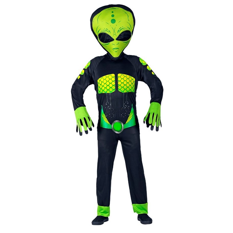 Space Alien Oversized Mask Jumpsuit - Unisex