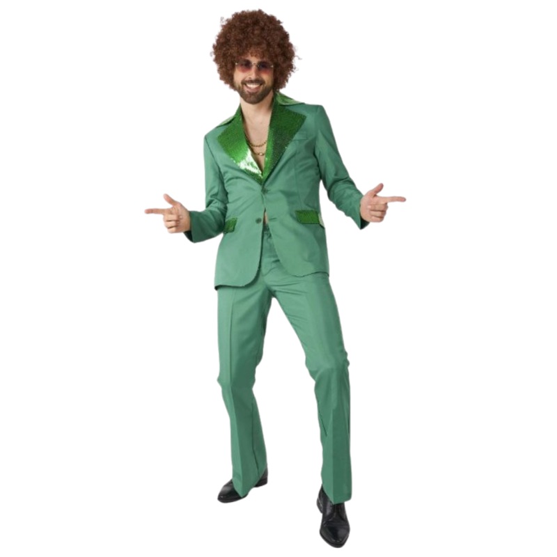 SuitMeister Disco Suit Green - Men's