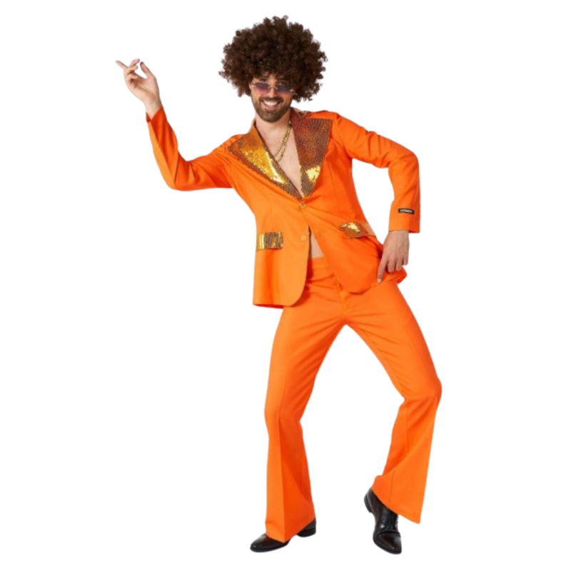 SuitMeister Disco Suit Orange - Men's