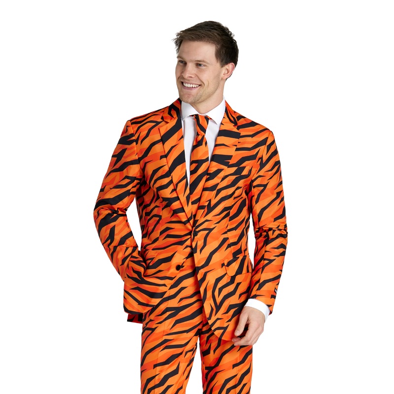 SuitMeister Tiger Orange Suit - Men's
