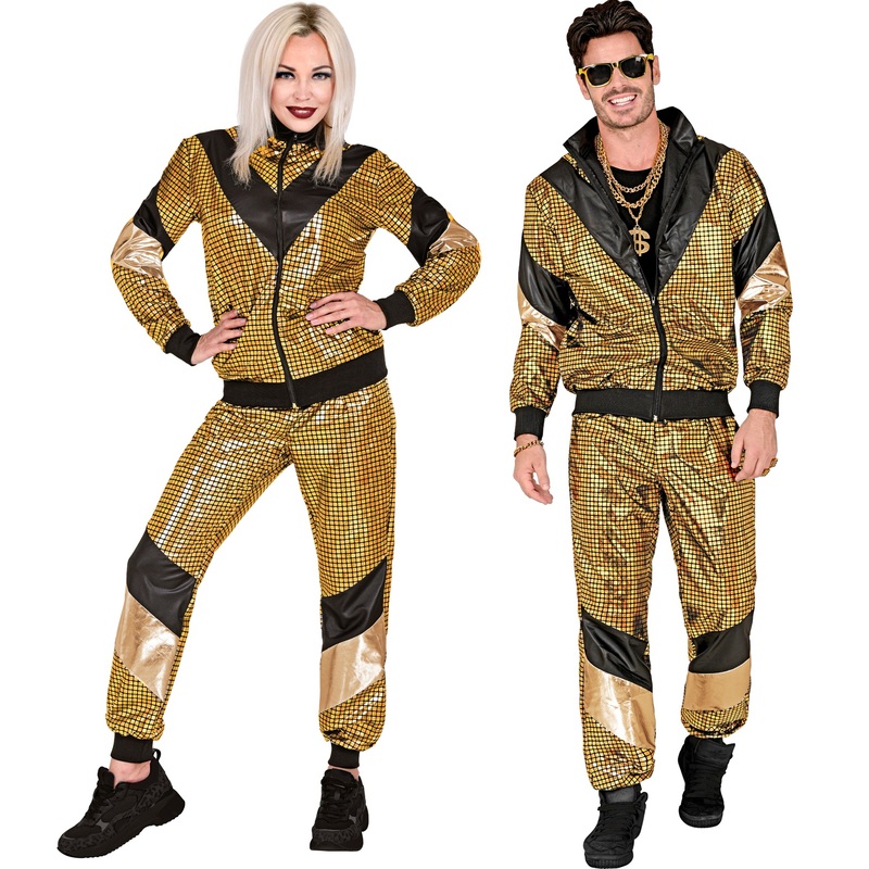 80's Gold Reflective Shell Suit