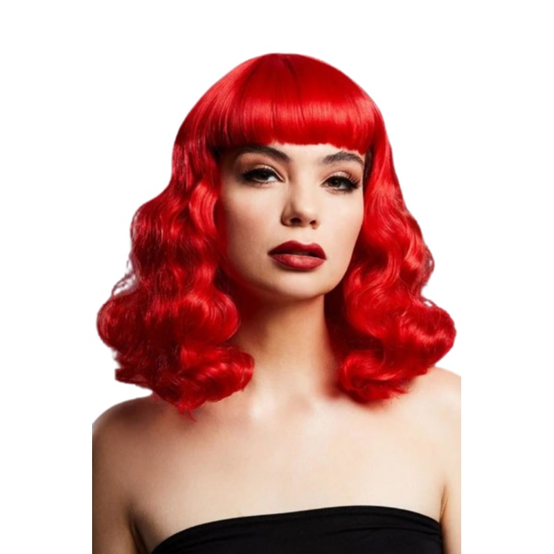 Deluxe Bettie Wig - Red