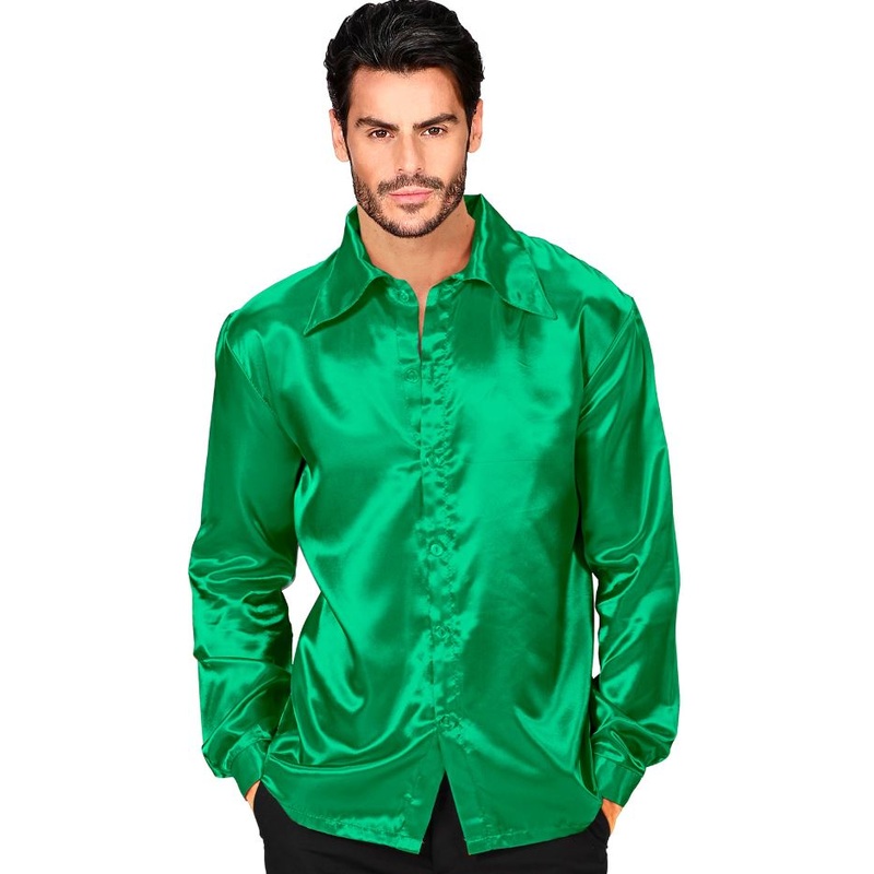 Green 70's Disco Shirt