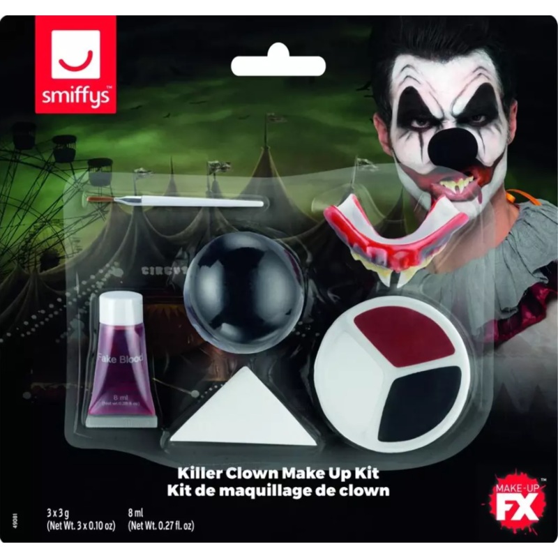 Killer Clown Cosmetic Makeup Kit