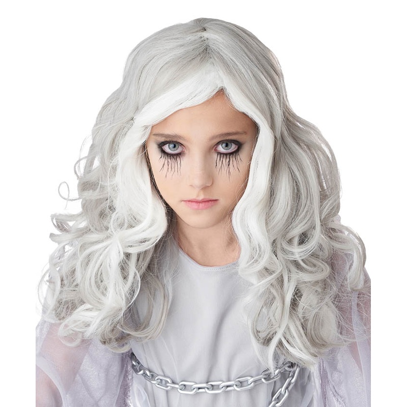 Ladies Glow In The Dark Ghost Wig