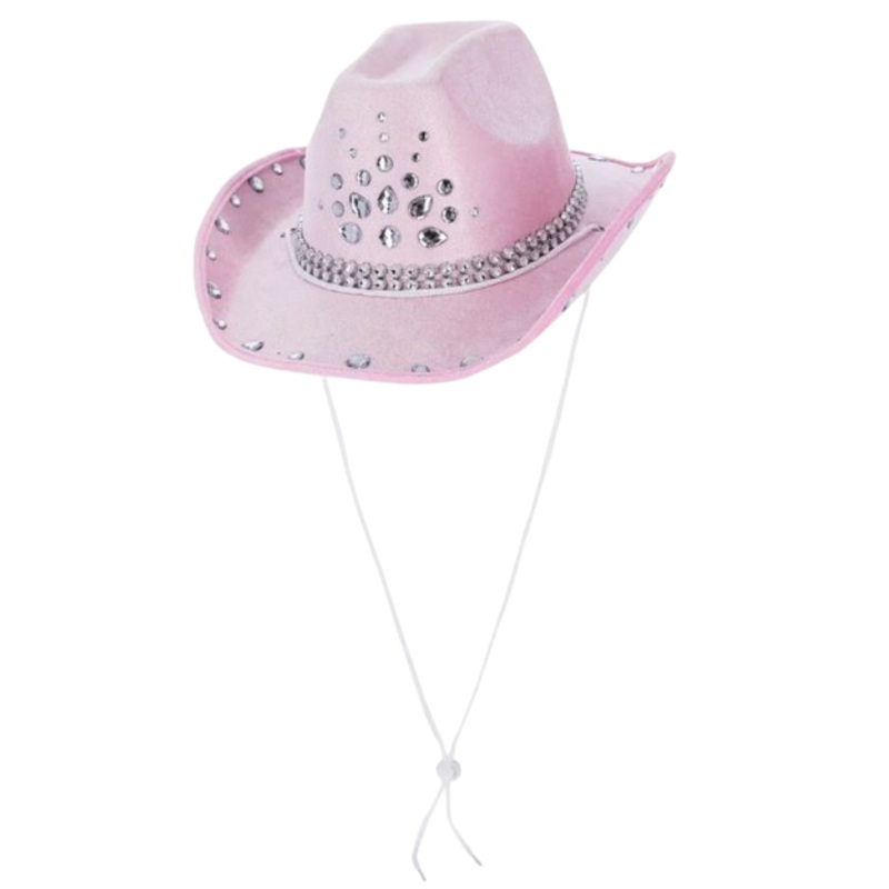 Pink Rhinestone Cowboy Hat