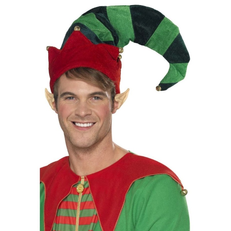 Plush Elf Hat with bells