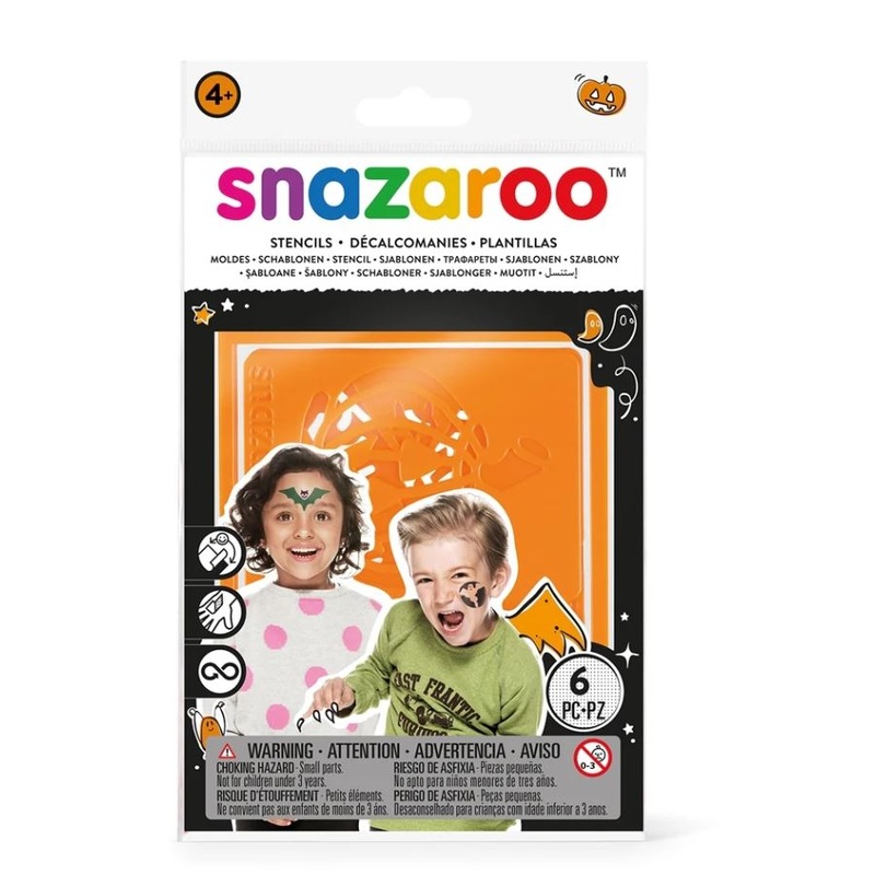 Snazaroo - Halloween Orange Stencils