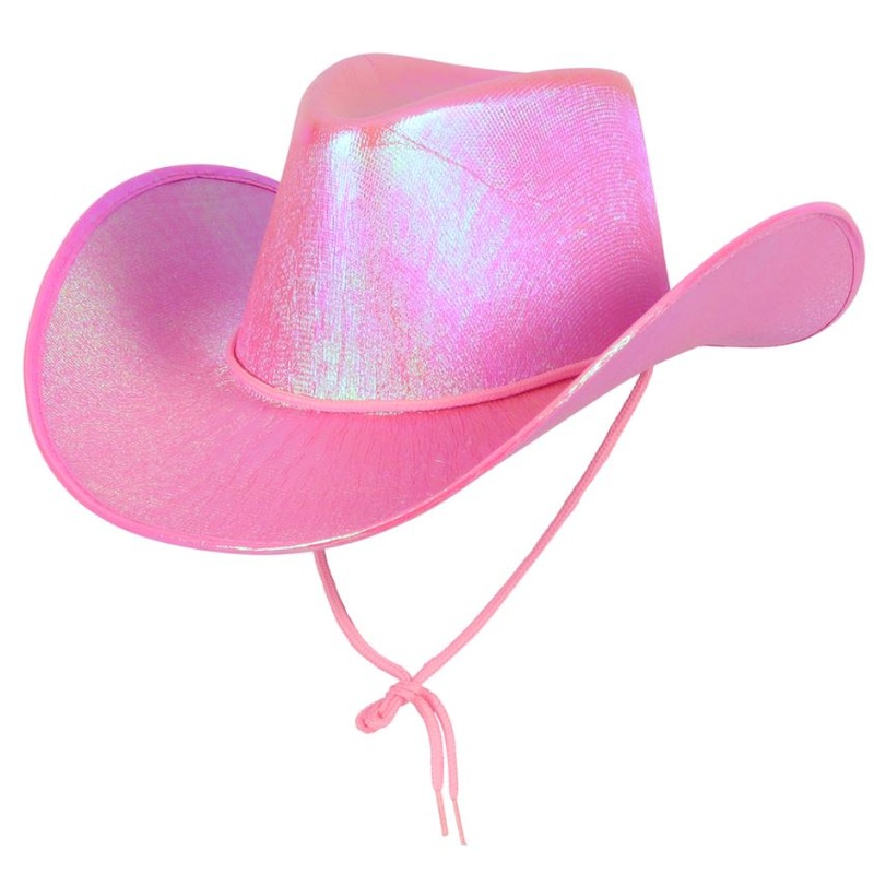 Texan Cowboy Hat - Pink Iridescent