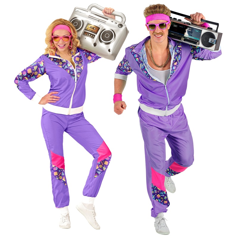 80's Shell Suit - Purple