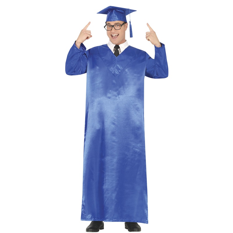 Blue Graduation Robe