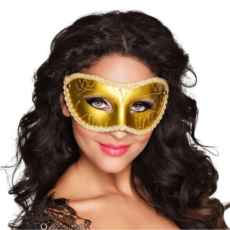 Gabriella Eye Mask - Gold