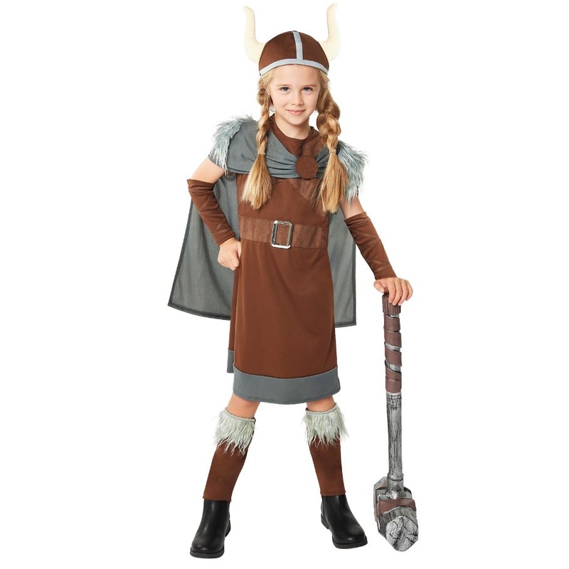 Viking Warrior Queen Costume - Kids