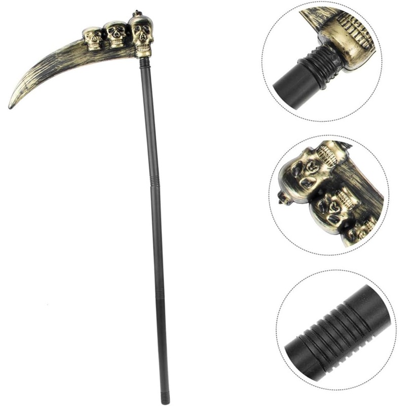 Gold Skull Scythe - 94CM