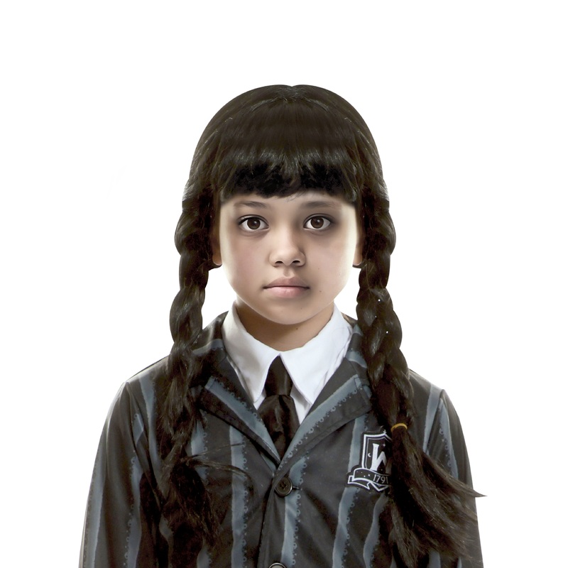 Gothic Prep School Girl Wig - Kids