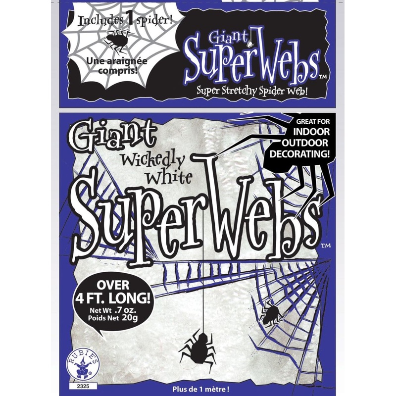 Spider Webbing With 8 Spiders