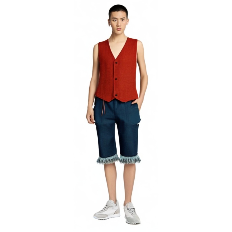 Straw Pirate Costume - Men's
