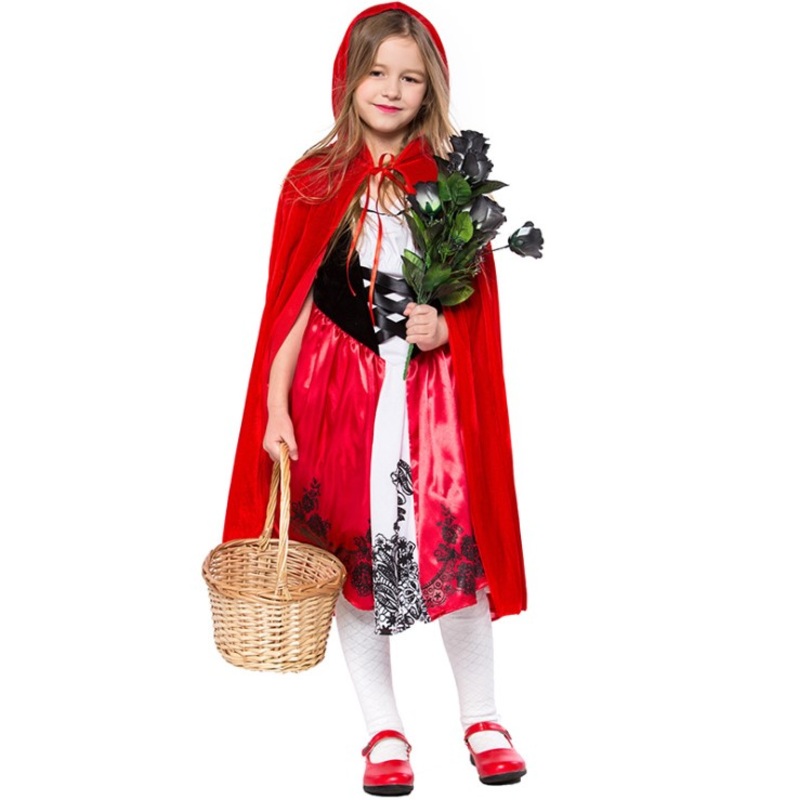 Embroidered Red Riding Girl